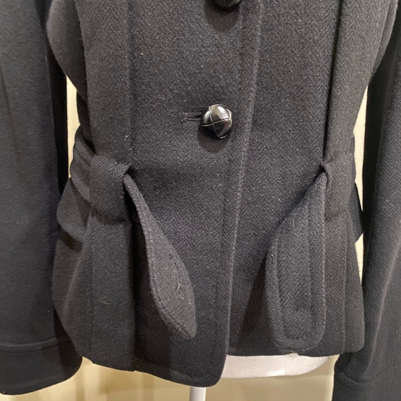 Vintage Black wool jacket/blazer. - Picture 4 of 8